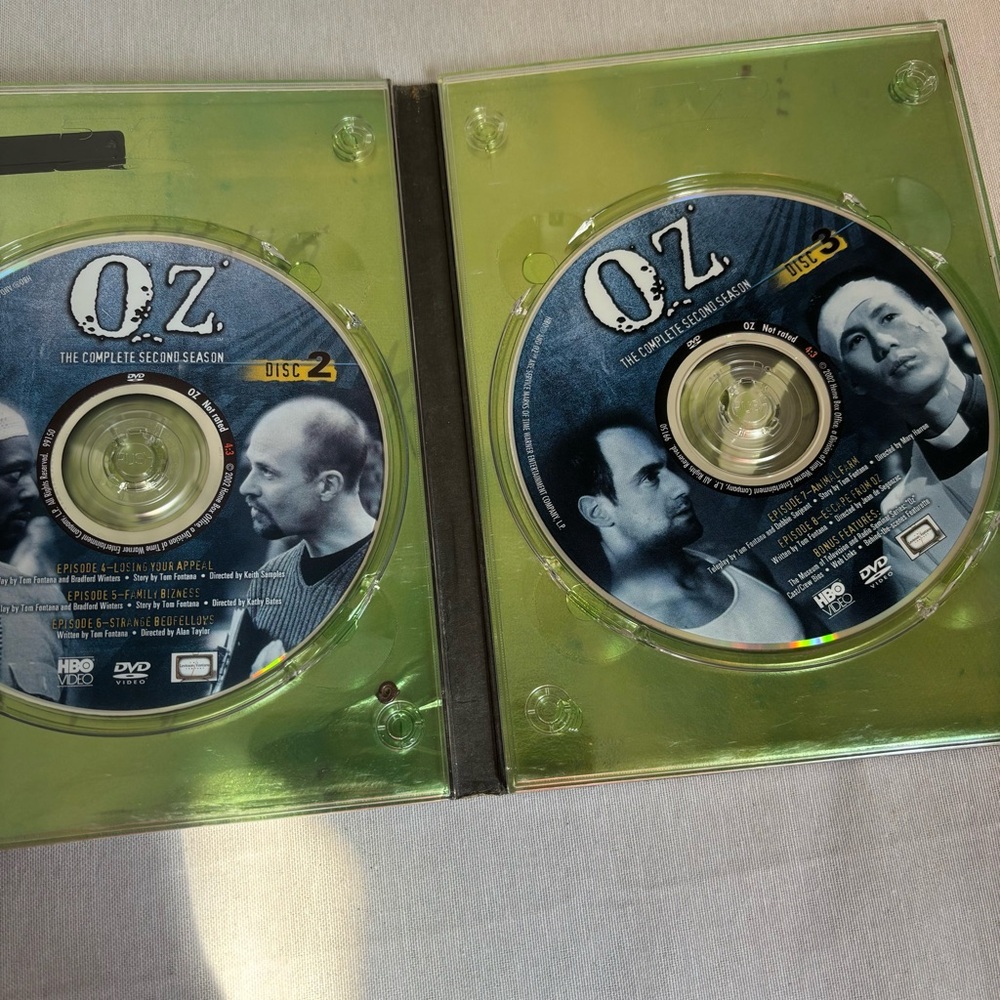 Oz The Complete Second Season DVD Set HBO Prison Drama 3-Disc Boxed Set - Picture 4 of 5